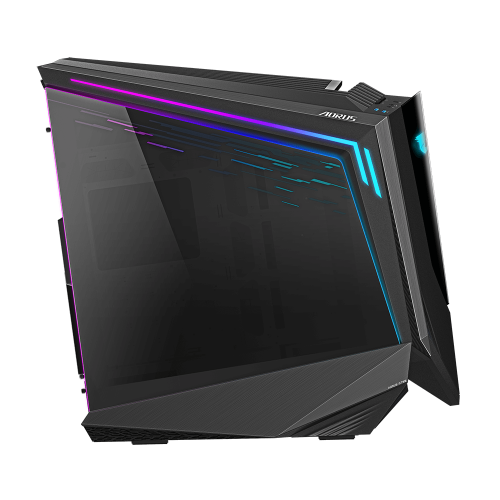AORUS C700 GLASS - TC - ATX - panel lateral con ventana (cristal templado) - sin fuente de alimentación (ATX) - negro - USB/Audio/HDMI