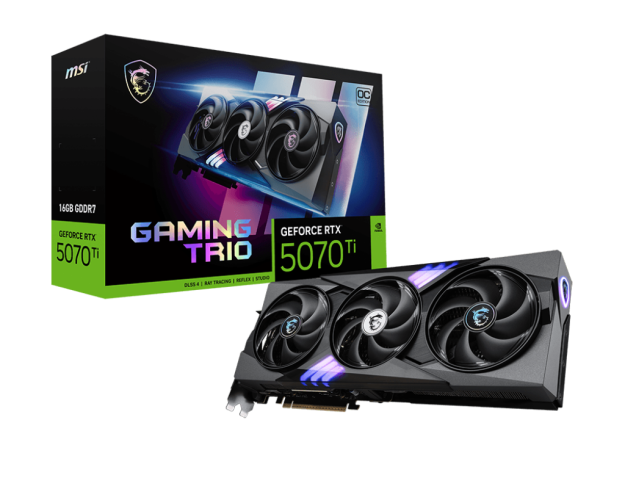 MSI RTX 5070 Ti 16G GAMING TRIO OC PLUS 16GB