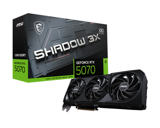 MSI RTX 5070 12G SHADOW 3X OC