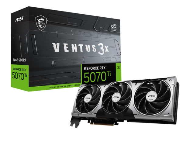 MSI RTX 5070 TI 16G VENTUS 3X OC 16GB