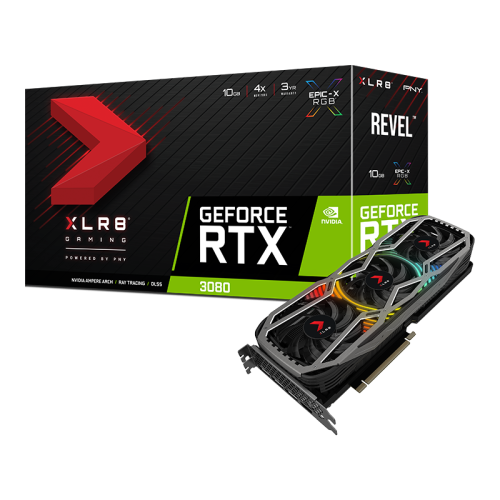 Tarjeta Grafica PNY xlr8 gaming RTX 3080 10GB