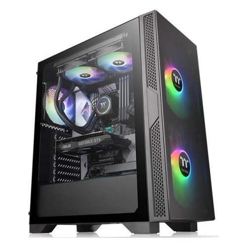 Thermaltake - Versa T25 - Black - Tempered Glass*2/120