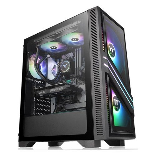 Thermaltake - Versa T35 - Black - Tempered Glass*1