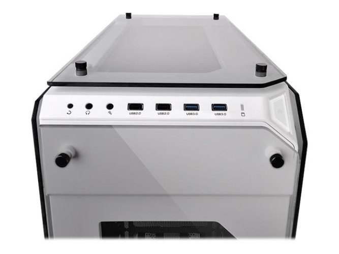 Thermaltake View 71 TG - Snow Edition - torre - placa ATX extendida - panel lateral con ventana (cristal templado) - sin fuente de alimentación (PS/2) - blanco - USB/Audio