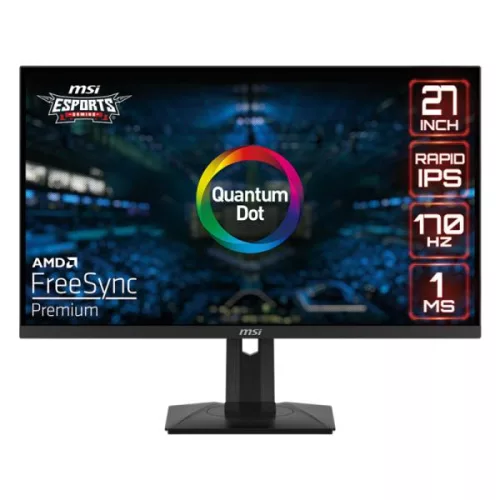MONITOR 27" MSI G27QPF QD 2560x1440 170HZ 1MS HDMI DISPLAY PORT USB-C FREESYNC 9S6-3CC29H-027