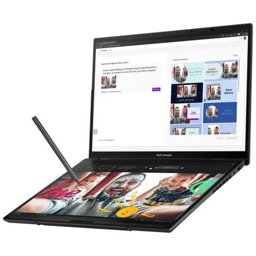 Notebook Asus Zenbook Duo Core Ultra 9 5.4Ghz, 32GB, 1TB SSD, DUAL 14'' 3K Oled Touch