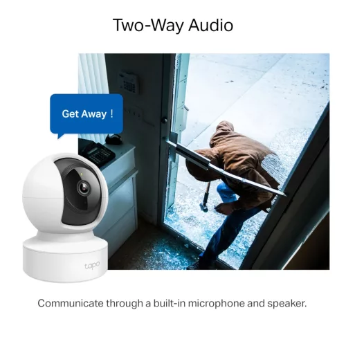 Cámara De Seguridad Tp-Link Tapo C212 Interior Visión Nocturna 2K 360°