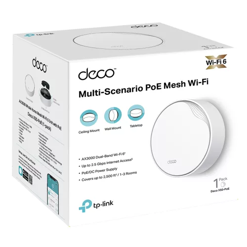 Access Point Tp-Link Deco X50 PoE 2,4ghz/5ghz Ax3000