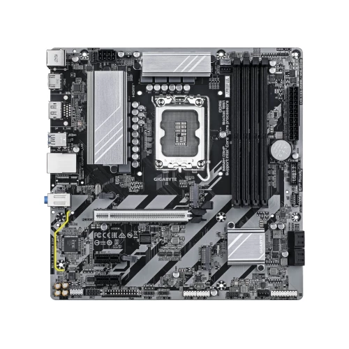 Gigabyte B860M D3HP - Placa base - ATX - Socket LGA1851 - AMD B850 Chipset - USB-C 3.2 Gen 1, USB 3.2 Gen 1 - Gigabit LAN - Tarjeta gráfica (CPU necesaria) - HD Audio (8-canales)