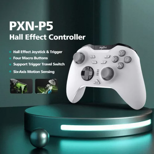 Joystick Pxn P5 Blanco PC, Switch, iOS, Android