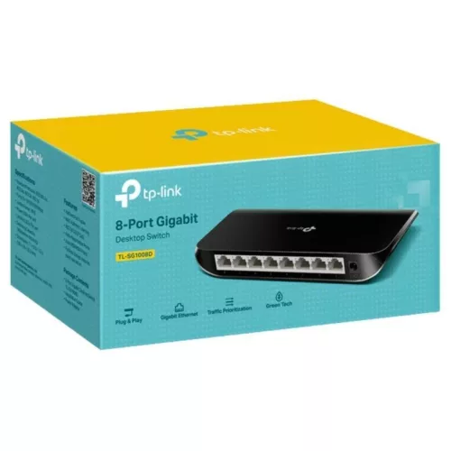 Switch Tp-link Sg1008d 8 Puertos 10/100/1000