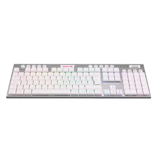 Redragon Teclado HORUS White FS Cableado Red Switches