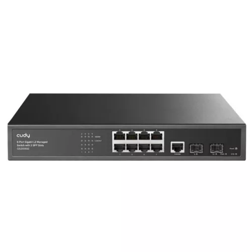 Switch Cudy 8 Puertos Gigabit Admin + 2 SFP