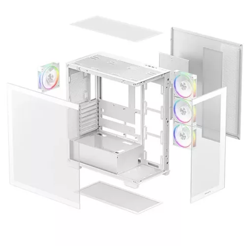 Gabinete Deepcool CG580 4F V2 blanco