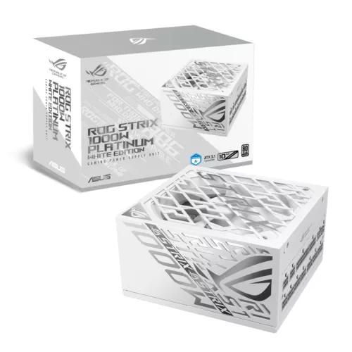 Fuente Asus ROG Strix 1000P Gaming 80 Plus Platinum Blanca