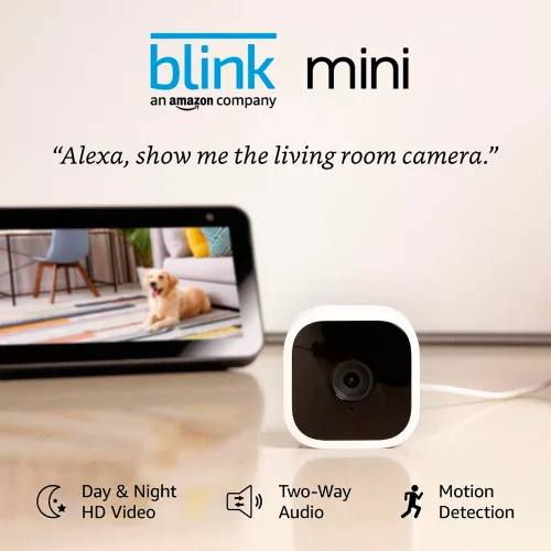 Cámara Interior Usb Blink Mini X2 Visión Nocturna