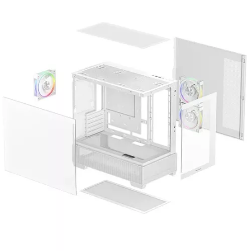 Gabinete Deepcool CG380 3F blanco