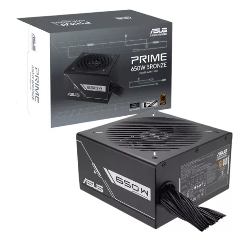 Fuente Asus Prime 650B Black 80 Plus Bronze