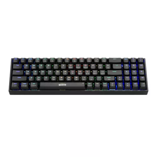 Teclado Marvo Mecánico Kg956 75% SW Yellow Ing Bk