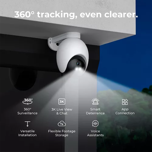 Cámara Inalámbrica Xiaomi Imilab Ec6 Día Noche Ip65 3K 360°