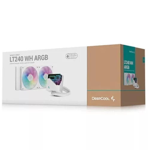 Cooler Liquido DeepCool LT360 ARGB blanco