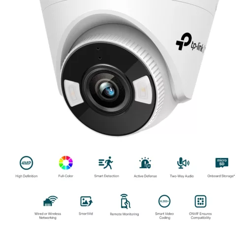 Cámara Seguridad Int Tp-Link Vigi C440 Wi-Fi Color Día Noche 2K 4mp