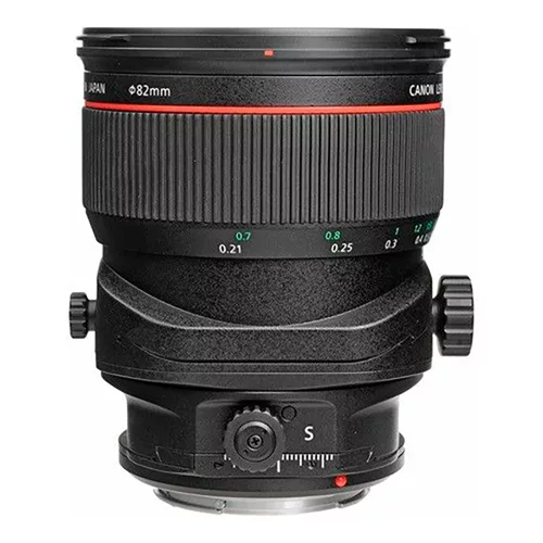 Lente Canon TS E24mm F/3.5L II Aumento Máximo 0,34x