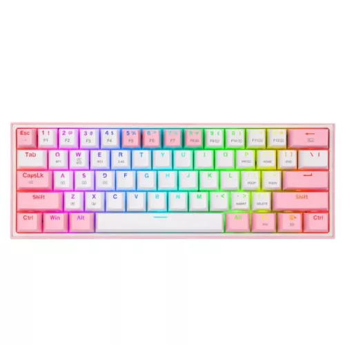 Redragon K616-RGB Fizz Pro Pink/ White