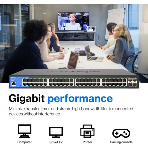 Switch Linksys 48 Puertos Gigabit