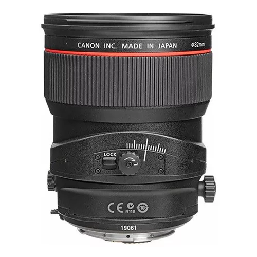 Lente Canon TS E24mm F/3.5L II Aumento Máximo 0,34x