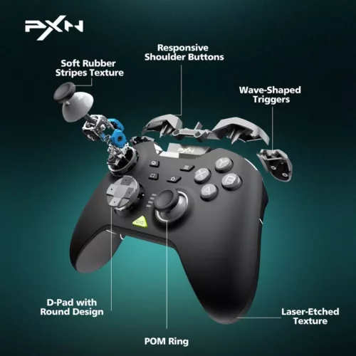 Joystick Pxn P5 Negro PC, Switch, iOS, Android