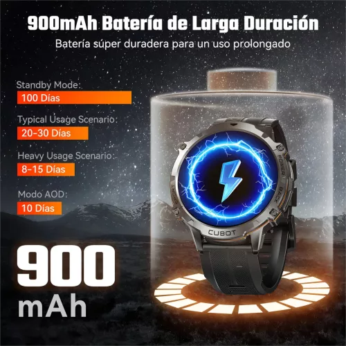 Reloj Inteligente Cubot X3 1atm 1,73" Bluetooth