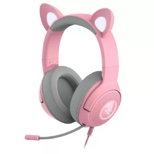 HEADSET RAZER GAMER KRAKEN KITTY V2 PRO QUARTZ NASA RZ04-04510200- R3U1