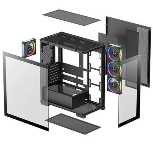 Gabinete Deepcool CG580 4F V2 negro