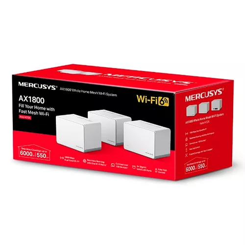 Access Point Mercusys Halo H70x 2,4ghz/5ghz Ax1800 Pack x3