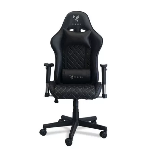 Silla Perseo Pegasus Negro / Plateado