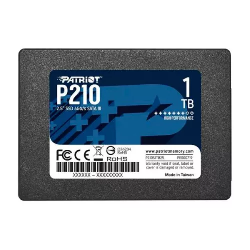 HD INTERNO 1TB 2.5 SOLIDO PATRIOT P210 P210S1TB25