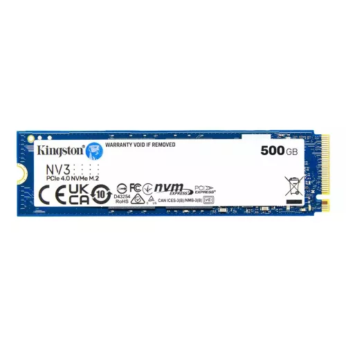 Disco SSD NV3 Kingston 500GB NVMe M.2 2280 PCIe Gen4x4