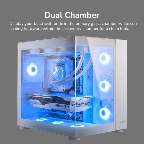 Gabinete Cougar Fv150 Rgb White