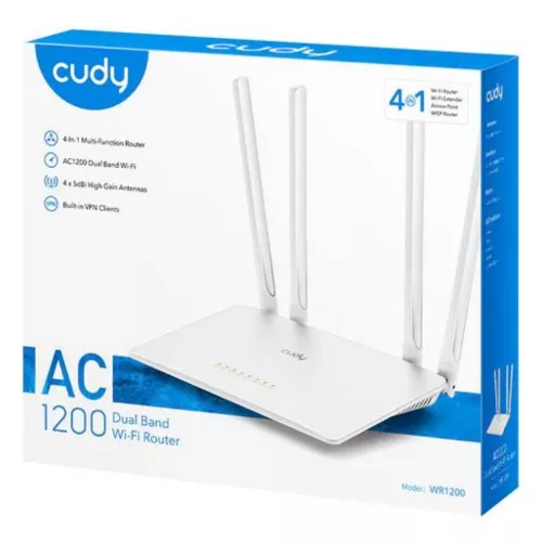 Router Wifi Cudy Wr1200 Doble Banda
