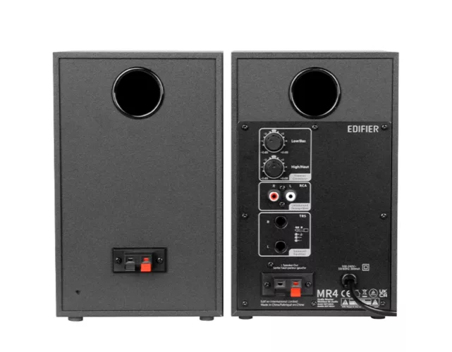 Parlantes Edifier MR4 de estudio negros