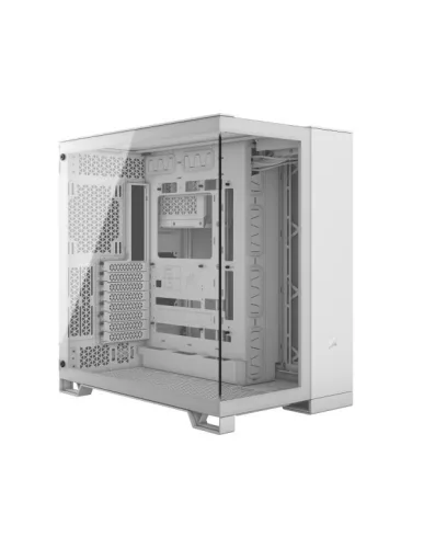 CASE GAMING CORSAIR DOBLE CAMARA MEDIA TORRE 6500X VIDRIO TEMPLADO WHITE CC-9011258-WW