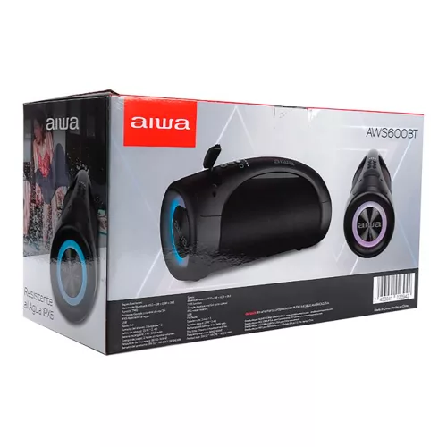Parlante Inalámbrico Bt Aiwa Aws600bt Tws 50w Rgb