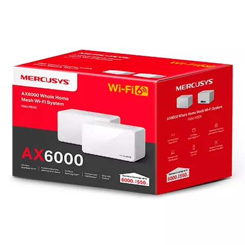 Access Point Mercusys Halo H90x 2,4ghz/5ghz Ax6000 Pack x2