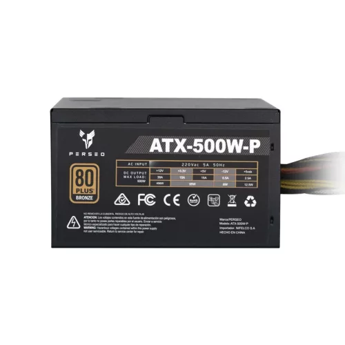 Fuente Perseo 500w 80 Plus Bronze