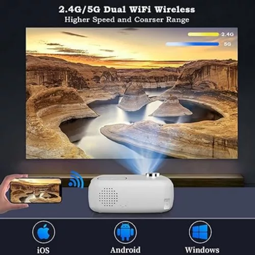 Proyector Rigal Rd-882 Android + Wifi 3800lm