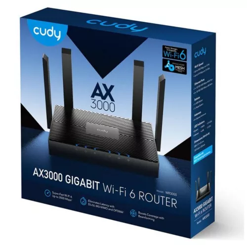 Router Cudy Gigabit Wifi 6 Ax3000 Doble Banda