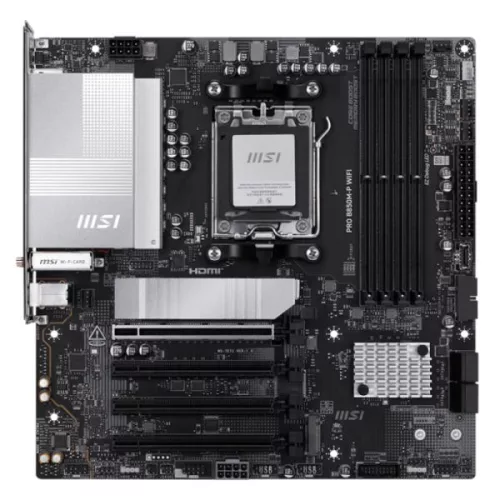 TARJETA MADRE MSI PRO B850M-P WIFI AM5 MICRO ATX DDR5 WIFI 7 / 5G LAN 911-7E71-001