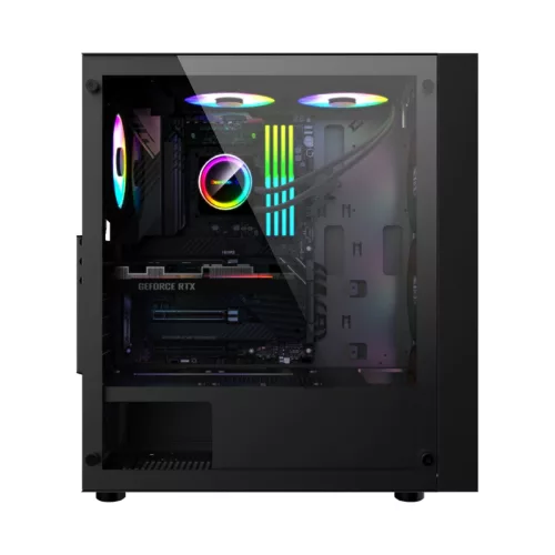 Gabinete Marvo Ca-123 Mesh c/Vidrio Templado