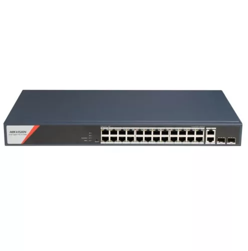 Switch PoE Hikvision Smart 24 puertos gigabit 370w